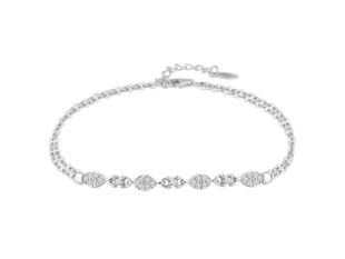 Pulsera plata circonitas